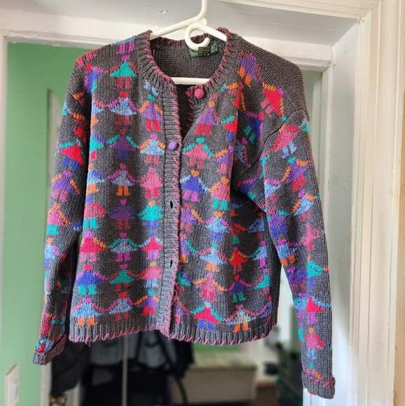 Cullinane button-down women's vintage sweater. - Picture 1 of 8